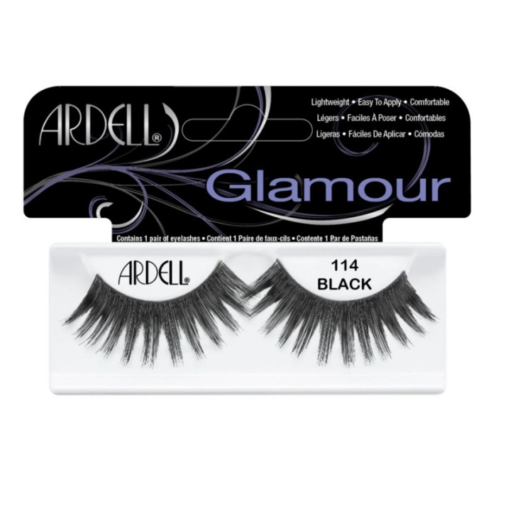 Ardell Glamour Lashes 114 Black in de groep BEAUTY & HEALTH / Makeup / Ogen & Wenkbrauwen / Nepwimpers bij TP E-commerce Nordic AB (A10282)
