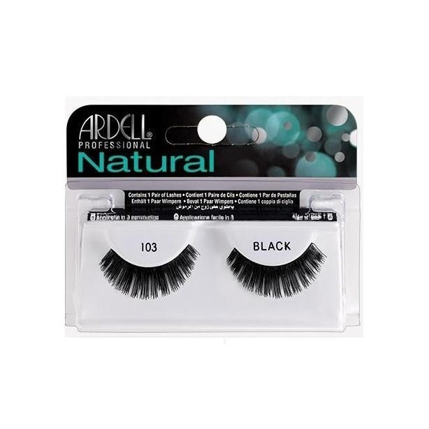 Ardell Natural Lashes 103 Black in de groep BEAUTY & HEALTH / Makeup / Ogen & Wenkbrauwen / Nepwimpers bij TP E-commerce Nordic AB (A10313)