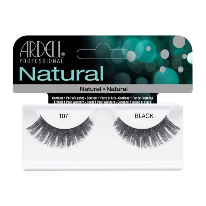 Ardell Natural Lashes 107 Black in de groep BEAUTY & HEALTH / Makeup / Ogen & Wenkbrauwen / Nepwimpers bij TP E-commerce Nordic AB (A10315)