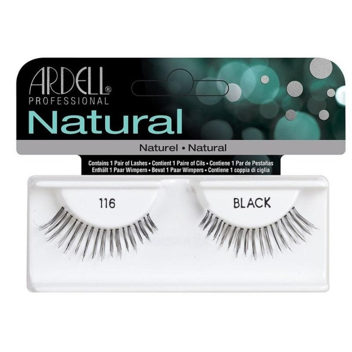 Ardell Natural Lashes 116 Black in de groep BEAUTY & HEALTH / Makeup / Ogen & Wenkbrauwen / Nepwimpers bij TP E-commerce Nordic AB (A10316)