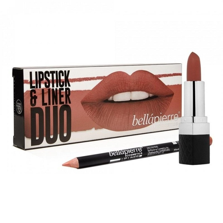 Bellapierre Lipstick & Liner Duo - Incognito in de groep BEAUTY & HEALTH / Makeup / Lippen / Lippenstift bij TP E-commerce Nordic AB (A10434)