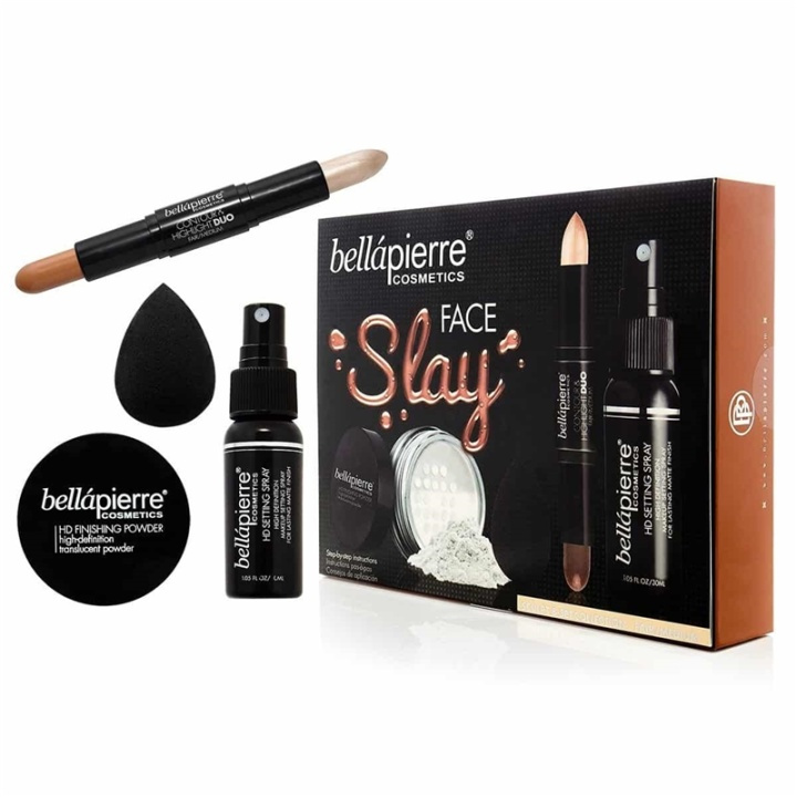 Giftset Bellapierre Face Slay - Fair/Medium in de groep BEAUTY & HEALTH / Cadeausets / Cadeausets voor haar bij TP E-commerce Nordic AB (A10460)