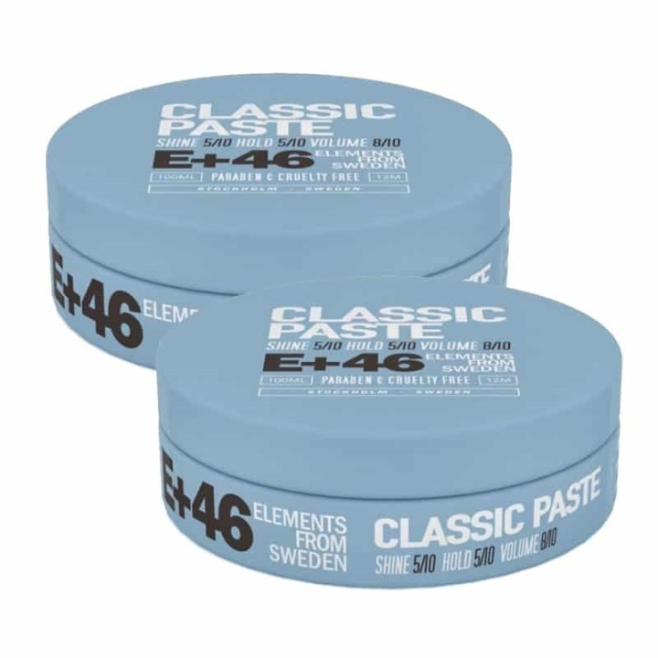 2-pack E+46 Classic Paste 100ml in de groep BEAUTY & HEALTH / Haar & Styling / Hair styling / Haarwax bij TP E-commerce Nordic AB (A10798)