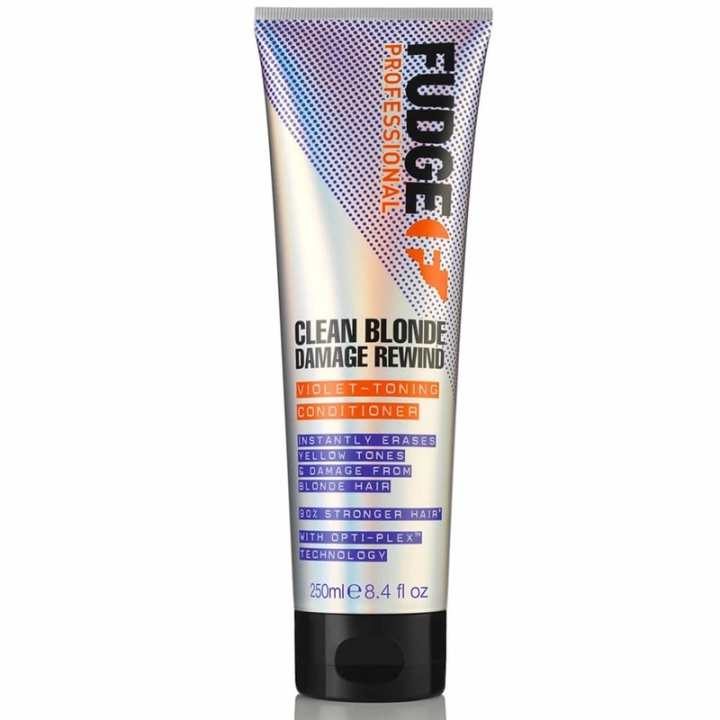 Fudge Clean Blonde Damage Rewind Violet Conditioner 250ml in de groep BEAUTY & HEALTH / Haar & Styling / Haarverzorging / Haarverf / Zilver conditioner bij TP E-commerce Nordic AB (A10917)