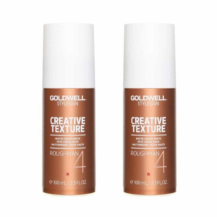 2-pack Goldwell Stylesign Roughman Matte Cream Paste 100ml in de groep BEAUTY & HEALTH / Haar & Styling / Hair styling / Styling crème bij TP E-commerce Nordic AB (A10934)