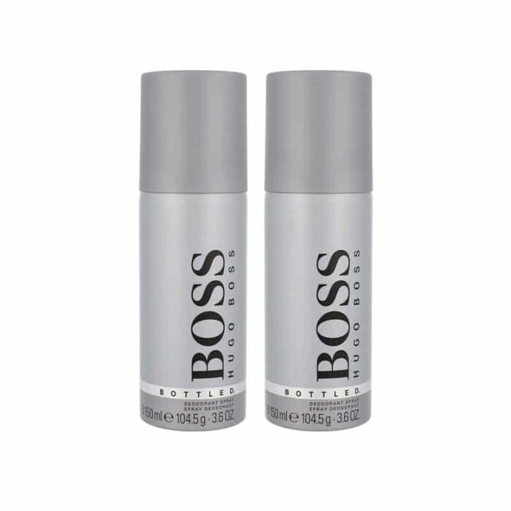 2-pack Hugo Boss Bottled Deo Spray 150ml in de groep BEAUTY & HEALTH / Geuren & Parfum / Deodorant / Deodorant voor vrouwen bij TP E-commerce Nordic AB (A10984)