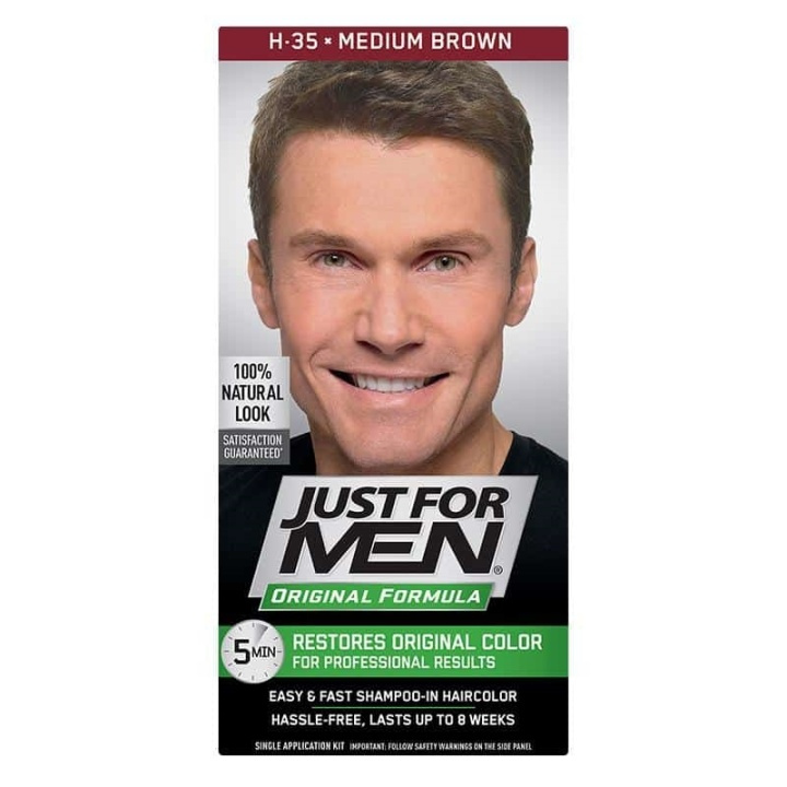 Just For Men Original Formula - Medium Brown H35 in de groep BEAUTY & HEALTH / Haar & Styling / Baardverzorging / Baardverf bij TP E-commerce Nordic AB (A11120)