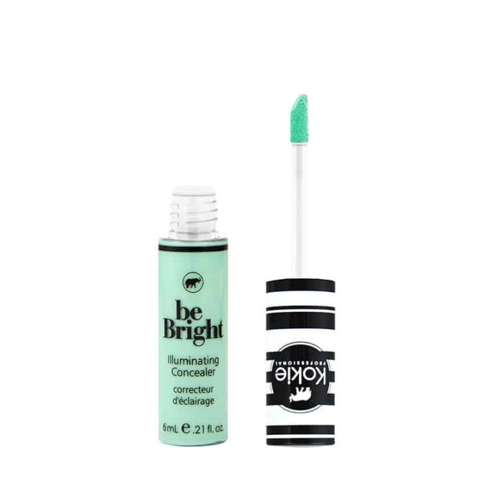 Kokie Be Bright Illuminating Concealer Color Correct - Green in de groep BEAUTY & HEALTH / Makeup / Make-up gezicht / Concealer bij TP E-commerce Nordic AB (A11166)