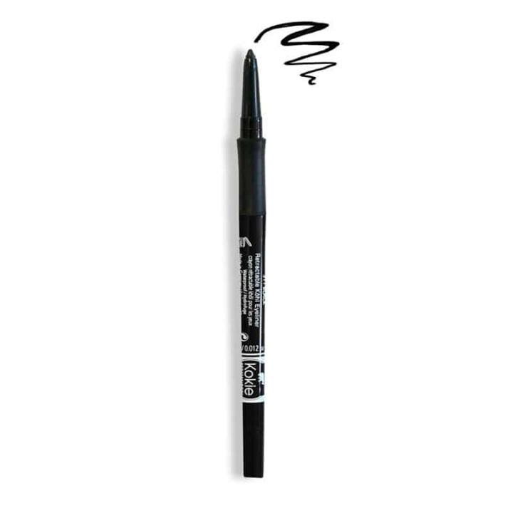 Kokie Retractable Kohl Eyeliner - Black in de groep BEAUTY & HEALTH / Makeup / Ogen & Wenkbrauwen / Eyeliner / Kajal bij TP E-commerce Nordic AB (A11459)