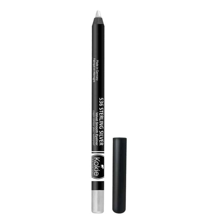 Kokie Velvet Smooth Eyeliner - Sterling Silver in de groep BEAUTY & HEALTH / Makeup / Ogen & Wenkbrauwen / Eyeliner / Kajal bij TP E-commerce Nordic AB (A11560)