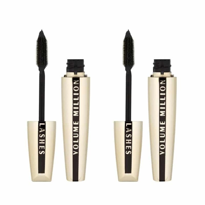 2-pack LOreal Paris Volume Million Lashes Mascara Black 10,5ml in de groep BEAUTY & HEALTH / Makeup / Ogen & Wenkbrauwen / Mascara bij TP E-commerce Nordic AB (A11630)