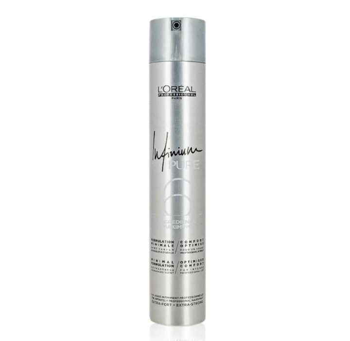 LOreal Infinium Pure Extra Strong Hairspray 500ml in de groep BEAUTY & HEALTH / Haar & Styling / Hair styling / Haarlak bij TP E-commerce Nordic AB (A11653)