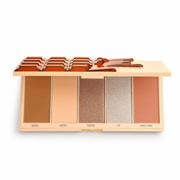 Makeup Revolution Chocolate Face Palette - Waffle in de groep BEAUTY & HEALTH / Makeup / Make-up gezicht / Contour/Highlight bij TP E-commerce Nordic AB (A11756)