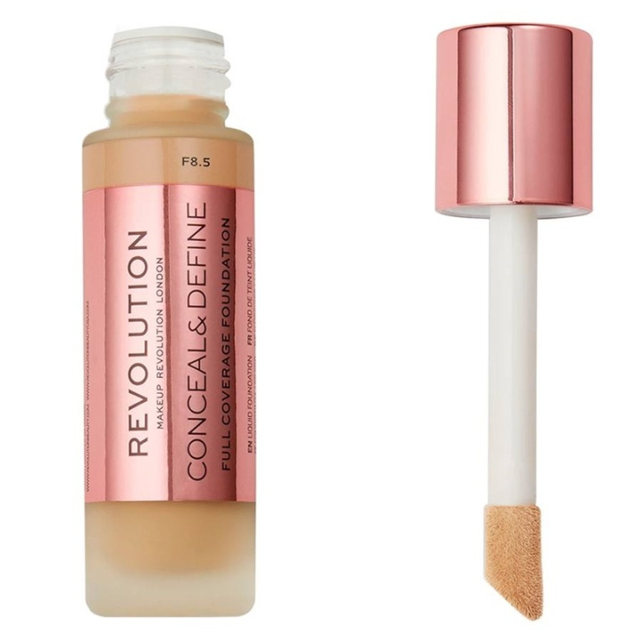 Makeup Revolution Conceal & Define Foundation F8.5 in de groep BEAUTY & HEALTH / Makeup / Make-up gezicht / Foundation bij TP E-commerce Nordic AB (A11781)