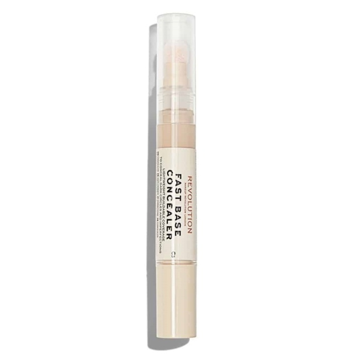 Makeup Revolution Fast Base Concealer C3 in de groep BEAUTY & HEALTH / Makeup / Make-up gezicht / Concealer bij TP E-commerce Nordic AB (A11824)