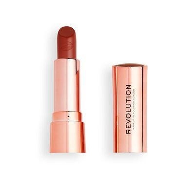 Makeup Revolution Satin Kiss Lipstick - Chauffeur in de groep BEAUTY & HEALTH / Makeup / Lippen / Lippenstift bij TP E-commerce Nordic AB (A12012)