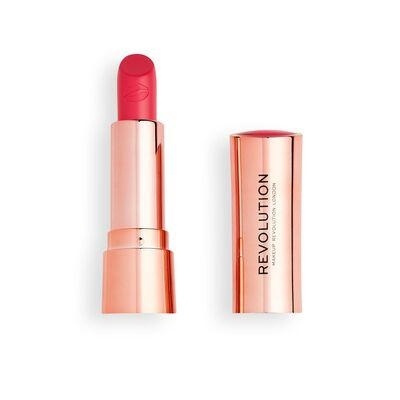 Makeup Revolution Satin Kiss Lipstick - Cutie in de groep BEAUTY & HEALTH / Makeup / Lippen / Lippenstift bij TP E-commerce Nordic AB (A12014)