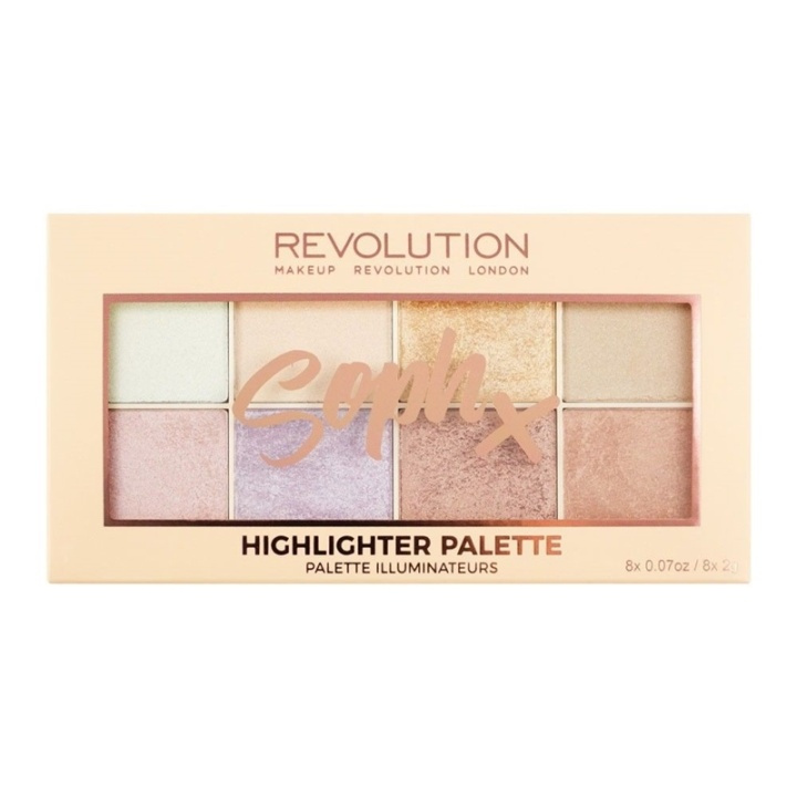 Makeup Revolution Soph X Highlighter Palette in de groep BEAUTY & HEALTH / Makeup / Make-up gezicht / Contour/Highlight bij TP E-commerce Nordic AB (A12030)