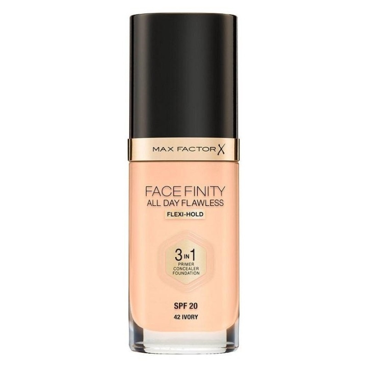 Max Factor Facefinity 3 In 1 Foundation 42 Ivory in de groep BEAUTY & HEALTH / Makeup / Make-up gezicht / Foundation bij TP E-commerce Nordic AB (A12095)