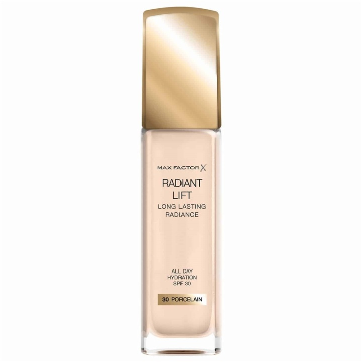 Max Factor Radiant Lift Foundation 30ml - 30 Porcelain in de groep BEAUTY & HEALTH / Makeup / Make-up gezicht / Foundation bij TP E-commerce Nordic AB (A12107)