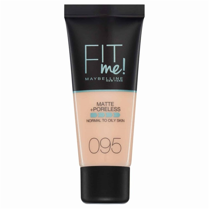 Maybelline Fit Me Matte + Poreless Foundation - 095 Fair Porcelain in de groep BEAUTY & HEALTH / Makeup / Make-up gezicht / Foundation bij TP E-commerce Nordic AB (A12133)