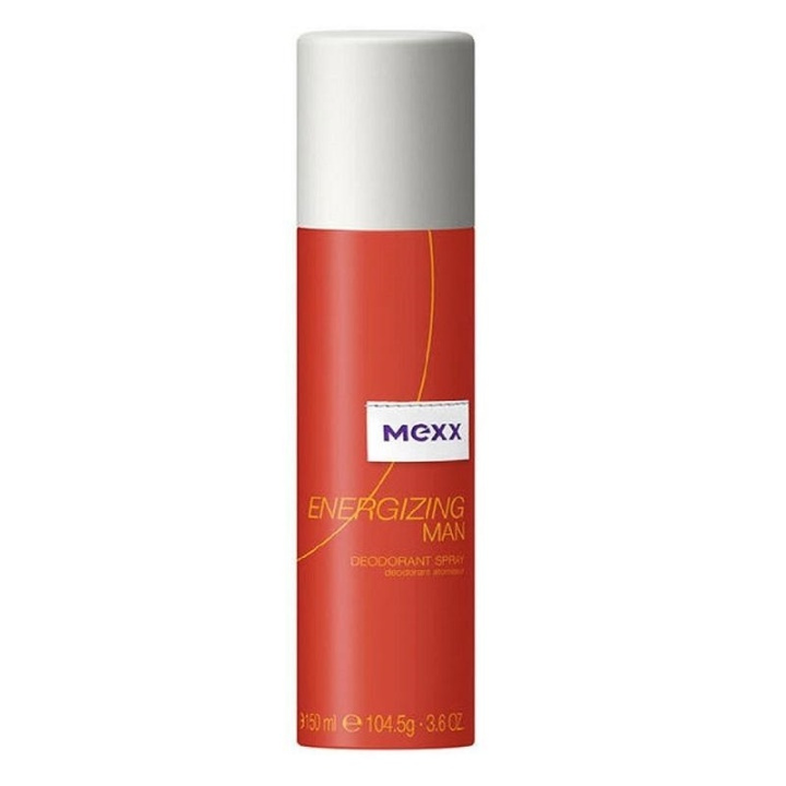 Mexx Energizing Man Deo Spray 150ml in de groep BEAUTY & HEALTH / Geuren & Parfum / Deodorant / Deodorant voor vrouwen bij TP E-commerce Nordic AB (A12158)