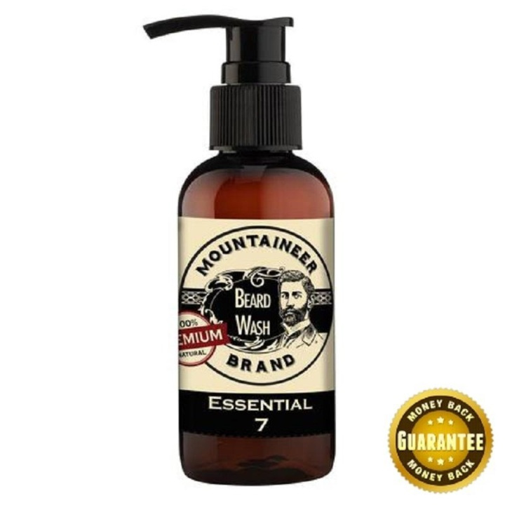 Mountaineer Brand Premium Essential 7 Beard Wash 120ml in de groep BEAUTY & HEALTH / Haar & Styling / Baardverzorging / Baardolie bij TP E-commerce Nordic AB (A12303)