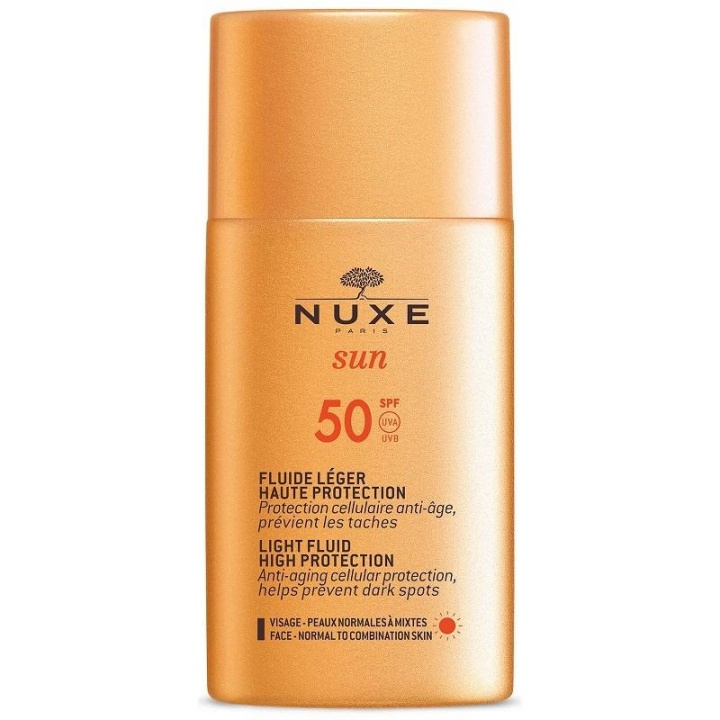 Nuxe Sun Light Fluid High Protection SPF50 50ml in de groep BEAUTY & HEALTH / Huidsverzorging / Zonnebank / Zonnebescherming bij TP E-commerce Nordic AB (A12338)