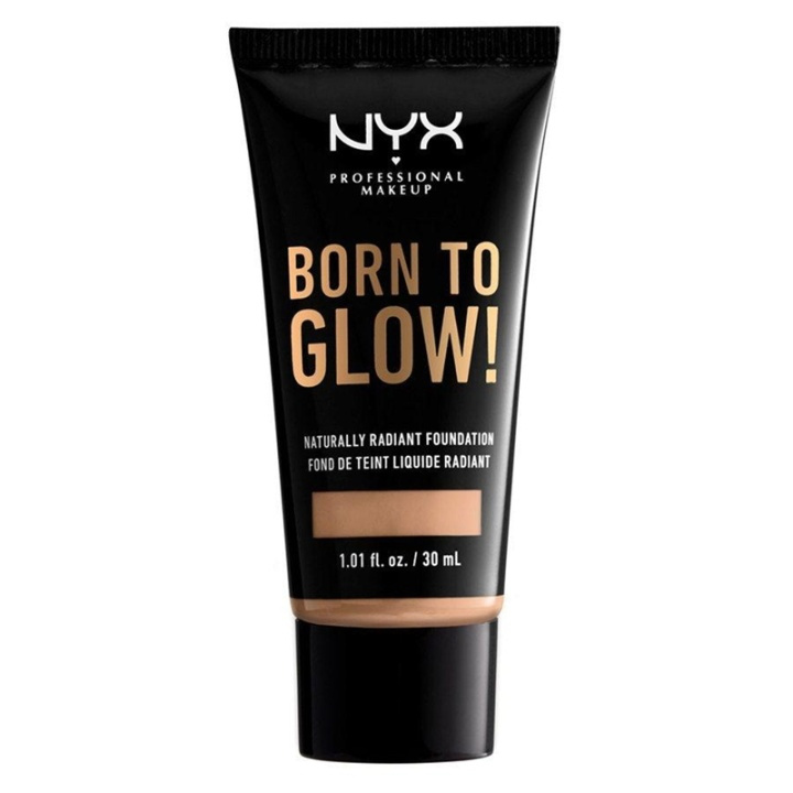 NYX Born To Glow Naturally Radiant Foundation 30ml - Natural in de groep BEAUTY & HEALTH / Makeup / Make-up gezicht / Foundation bij TP E-commerce Nordic AB (A12353)