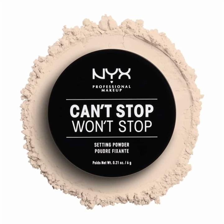 NYX PROF. MAKEUP Cant Stop Wont Stop Setting Powder - Light in de groep BEAUTY & HEALTH / Makeup / Make-up gezicht / Poeder bij TP E-commerce Nordic AB (A12439)