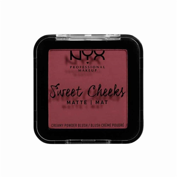NYX PROF. MAKEUP Sweet Cheeks Creamy Matte Powder Blush - Bang Bang in de groep BEAUTY & HEALTH / Makeup / Make-up gezicht / Rouge / Bronzer bij TP E-commerce Nordic AB (A12575)