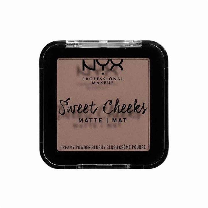 NYX PROF. MAKEUP Sweet Cheeks Creamy Matte Powder Blush - So Taupe in de groep BEAUTY & HEALTH / Makeup / Make-up gezicht / Rouge / Bronzer bij TP E-commerce Nordic AB (A12584)
