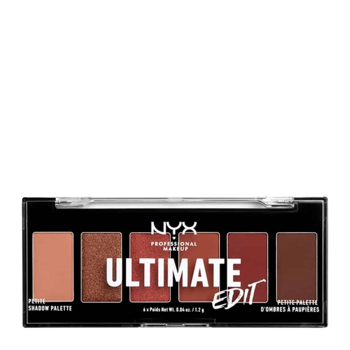 NYX PROF. MAKEUP Ultimate Shadow Palette Petit Edition - Warm Neutrals in de groep BEAUTY & HEALTH / Makeup / Ogen & Wenkbrauwen / Oogschaduw bij TP E-commerce Nordic AB (A12597)