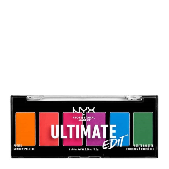 NYX PROF. MAKEUP Ultimate Shadow Palette Petit Edition - Brights in de groep BEAUTY & HEALTH / Makeup / Ogen & Wenkbrauwen / Oogschaduw bij TP E-commerce Nordic AB (A12598)