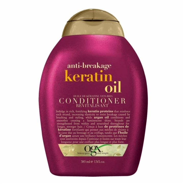 OGX Anti Breakage Keratin Oil Conditioner 385ml in de groep BEAUTY & HEALTH / Haar & Styling / Haarverzorging / Conditioner bij TP E-commerce Nordic AB (A12603)