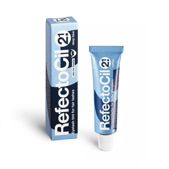 RefectoCil Eyelash and Eyebrow Tint Deep Blue No. 2.1 - 15ml in de groep BEAUTY & HEALTH / Makeup / Ogen & Wenkbrauwen / Mascara bij TP E-commerce Nordic AB (A12836)