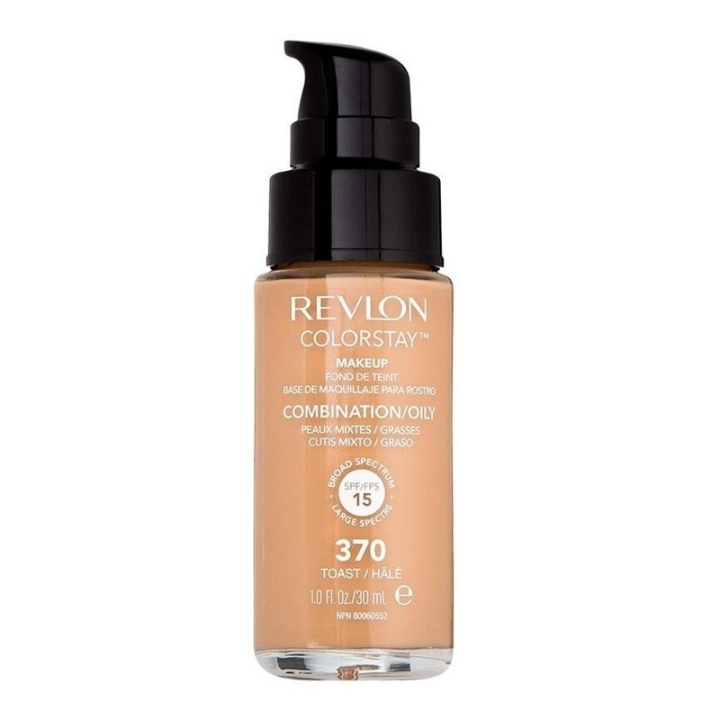 Revlon Colorstay Makeup Combination/Oily Skin - 370 Toast 30ml in de groep BEAUTY & HEALTH / Makeup / Make-up gezicht / Foundation bij TP E-commerce Nordic AB (A12878)
