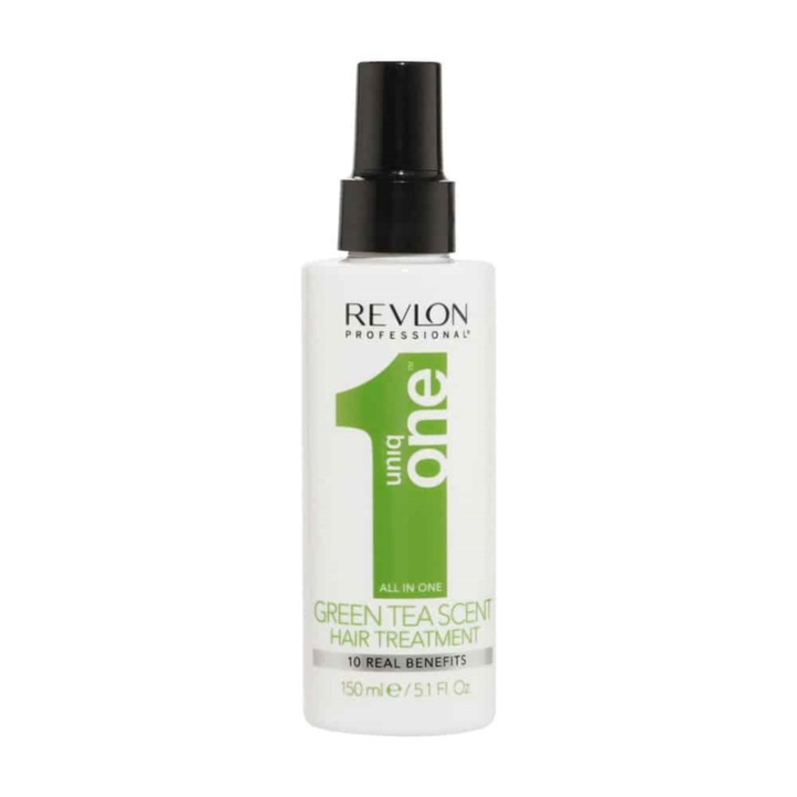Revlon Uniq One All In One Green Tea Hair Treatment 150ml in de groep BEAUTY & HEALTH / Haar & Styling / Haarverzorging / Conditioner spray/kuur bij TP E-commerce Nordic AB (A12885)