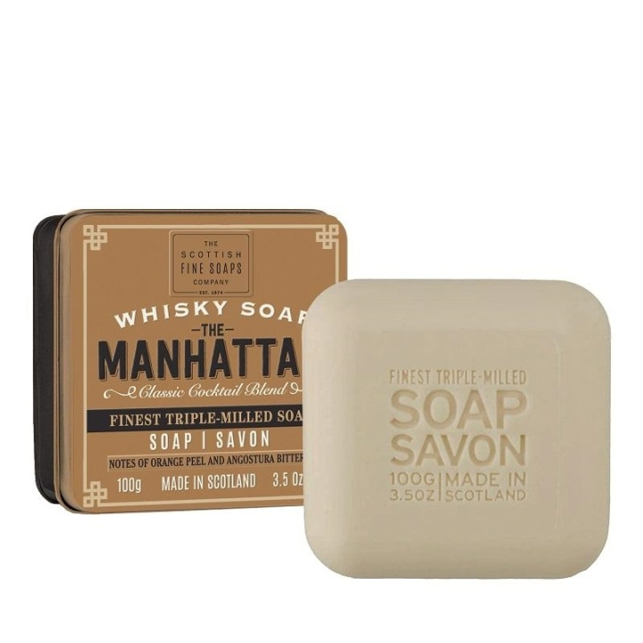 Scottish Fine Soaps Soap Bar The Manhattan 100g in de groep BEAUTY & HEALTH / Haar & Styling / Baardverzorging / Overige baardverzorging bij TP E-commerce Nordic AB (A13057)