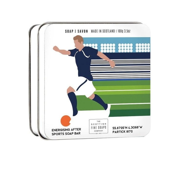 Scottish Fine Soaps Sports Soap Bar Football 100g in de groep BEAUTY & HEALTH / Haar & Styling / Baardverzorging / Overige baardverzorging bij TP E-commerce Nordic AB (A13060)