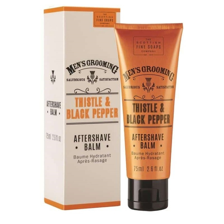 Scottish Fine Soaps Thistle & Black Pepper Aftershave Balm 75ml in de groep BEAUTY & HEALTH / Cadeausets / Cadeausets voor hem bij TP E-commerce Nordic AB (A13064)