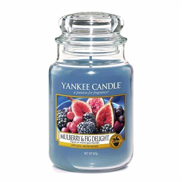 Yankee Candle Classic Large Mulberry & Fig Delight 623g in de groep BEAUTY & HEALTH / Geuren & Parfum / Overige geuren / Geurkaarsen bij TP E-commerce Nordic AB (A13270)