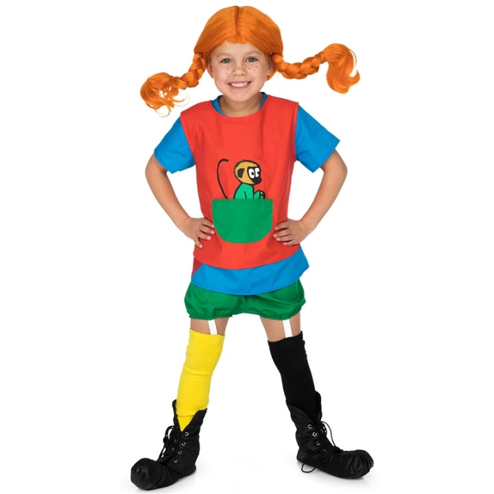 Pippi Kläder 4-6år in de groep SPEELGOED, KINDER- & BABYPRODUCTEN / Speelgoed / Gemaskered kostuums bij TP E-commerce Nordic AB (A13515)