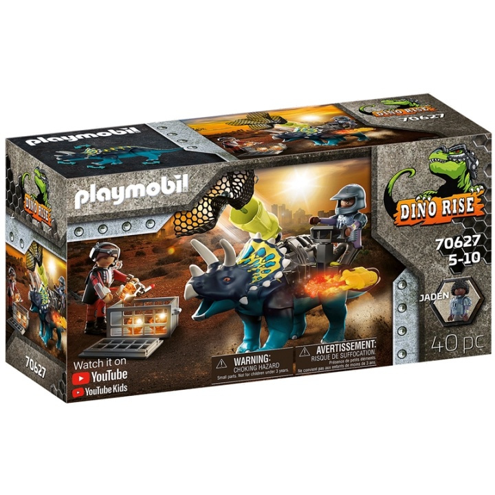 Playmobil Triceratops: Battle for the Le in de groep SPEELGOED, KINDER- & BABYPRODUCTEN / Speelgoed / Playmobil bij TP E-commerce Nordic AB (A13552)