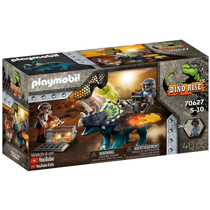 Playmobil Triceratops: Battle for the Le in de groep SPEELGOED, KINDER- & BABYPRODUCTEN / Speelgoed / Figuren, Miniaturen & accessoires bij TP E-commerce Nordic AB (A13552)
