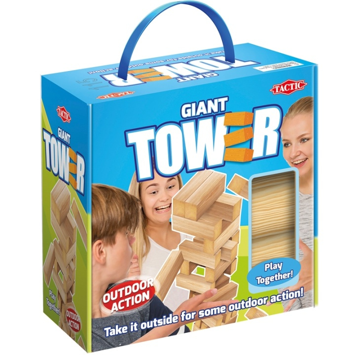 Tactic XL Tower in cardboard box in de groep SPEELGOED, KINDER- & BABYPRODUCTEN / Speelgoed / Bordspellen / Familiespellen bij TP E-commerce Nordic AB (A13616)