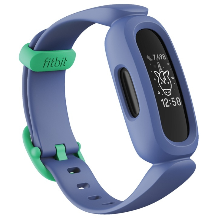 Fitbit Ace 3, Blue/Green in de groep SPORT, VRIJE TIJD & HOBBY / Smartwatch & Activiteitsmeters / Activiteitsarmbanden bij TP E-commerce Nordic AB (A13648)