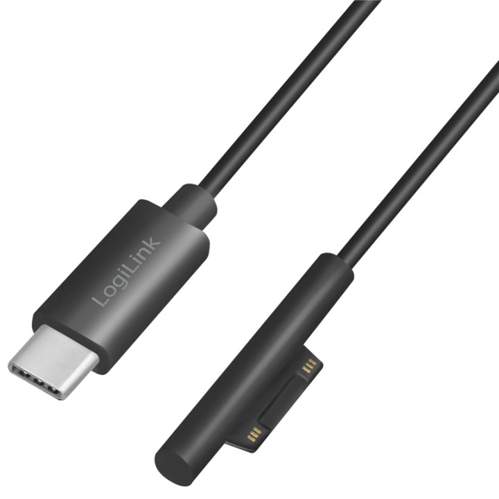 LogiLink USB-C Laddkabel Microsoft Surf in de groep COMPUTERS & RANDAPPARATUUR / Computerkabels / USB / USB-C bij TP E-commerce Nordic AB (A13794)