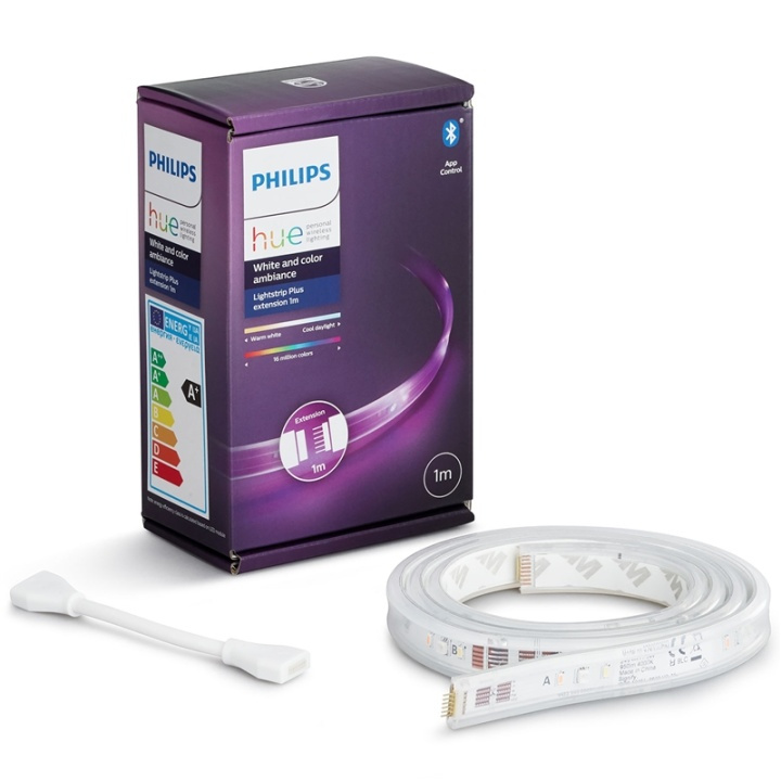 Philips Hue Lightstrip Plus V4 1m exte in de groep HUISHOUDEN & TUIN / Smart home / Slimme verlichting bij TP E-commerce Nordic AB (A13839)