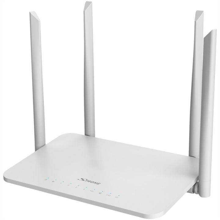 Strong Dualband Wifi-router 1200Mbit in de groep COMPUTERS & RANDAPPARATUUR / Netwerk / Routers bij TP E-commerce Nordic AB (A13869)